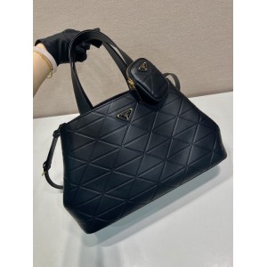 Prada tote bag leather 100% large size 38x25x17.5cm Bags