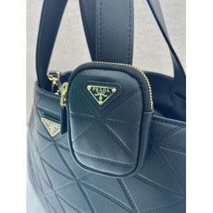 Prada tote bag leather 100% large size 38x25x17.5cm Bags