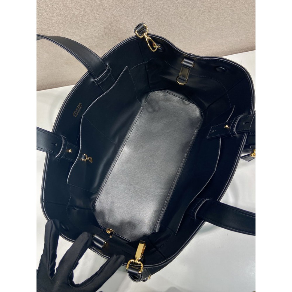 Prada tote bag leather 100% large size 38x25x17.5cm Bags