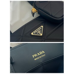Prada tote bag leather 100% large size 38x25x17.5cm Bags
