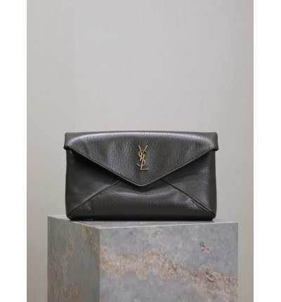 Ysl CASSANDRE large envelope pouch 29.5×18×4.5cm