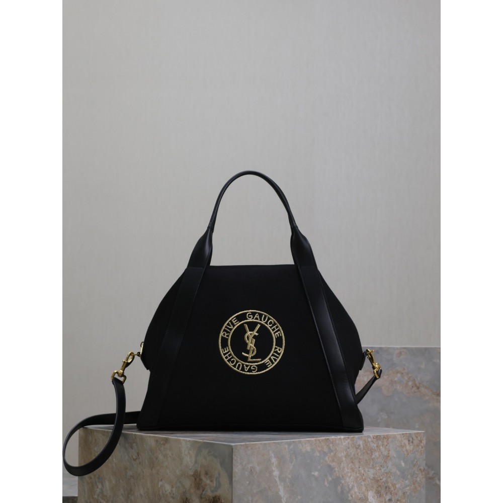 Ysl RIVE GAUCHE bowling tote in canvas 37 X 30 X 17.5 CM Bags