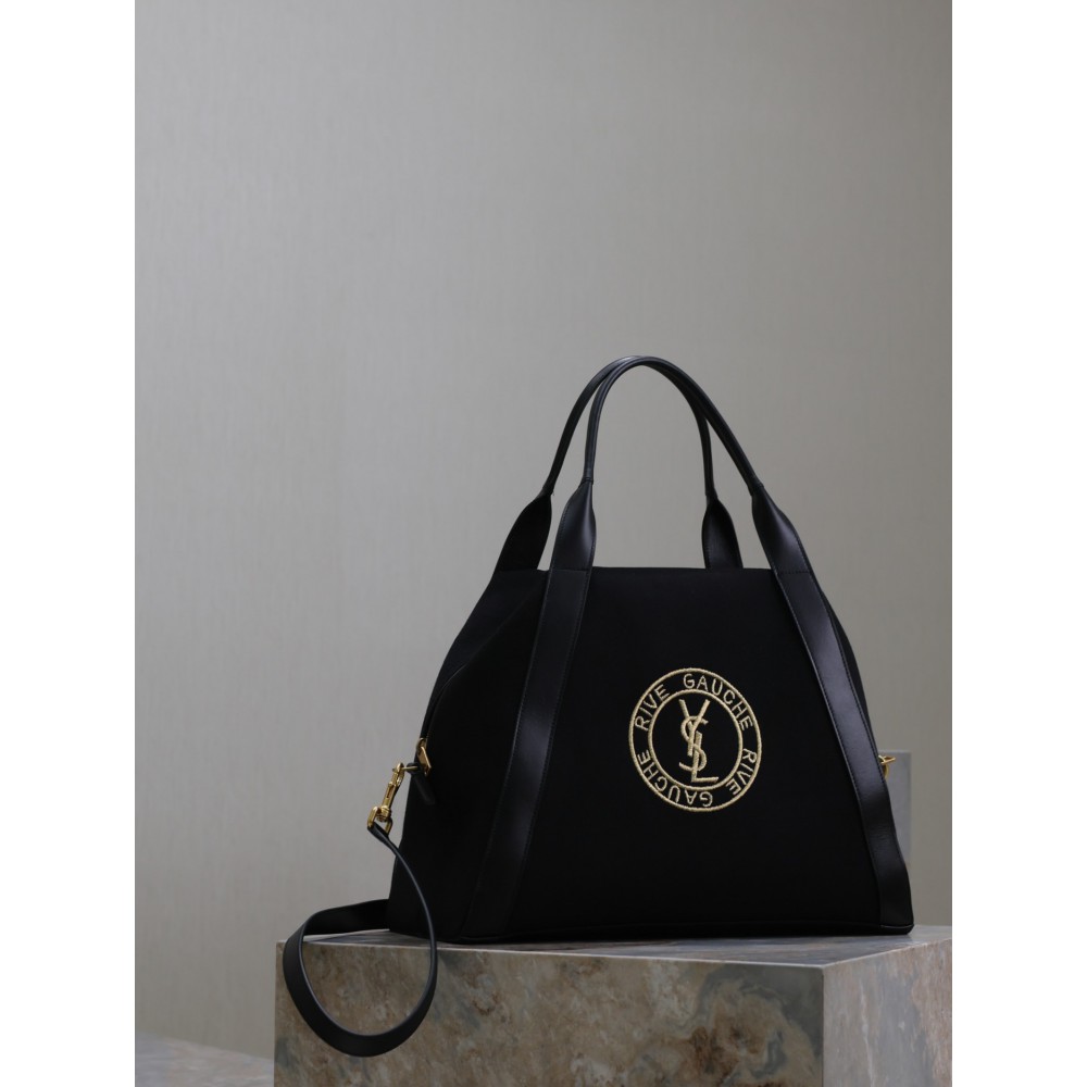 Ysl RIVE GAUCHE bowling tote in canvas 37 X 30 X 17.5 CM Bags