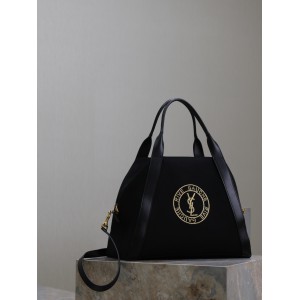 Ysl RIVE GAUCHE bowling tote in canvas 37 X 30 X 17.5 CM Bags