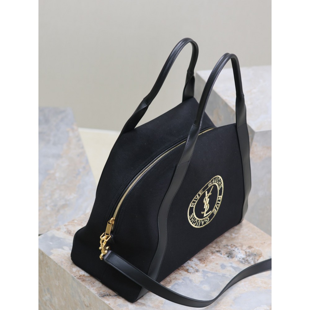 Ysl RIVE GAUCHE bowling tote in canvas 37 X 30 X 17.5 CM Bags