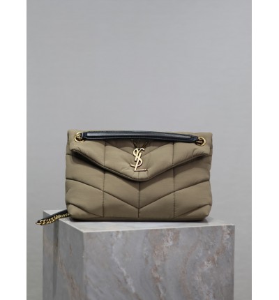 Ysl loulou puffer small size 29x18cm nylon