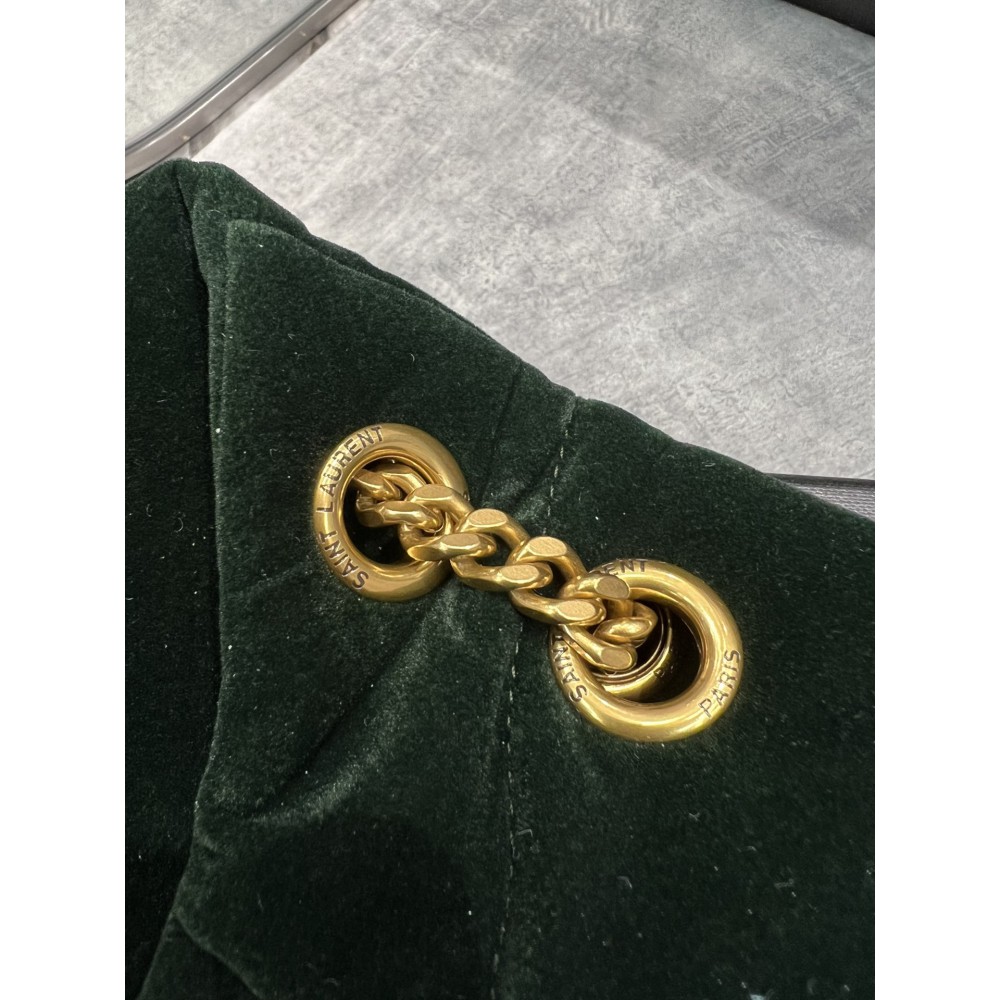 Ysl loulou puffer small size 29x18cm velvet Bags