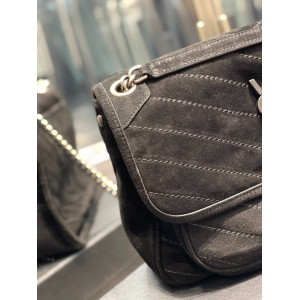 Ysl niki velvet leather bag 28x20cm Bags