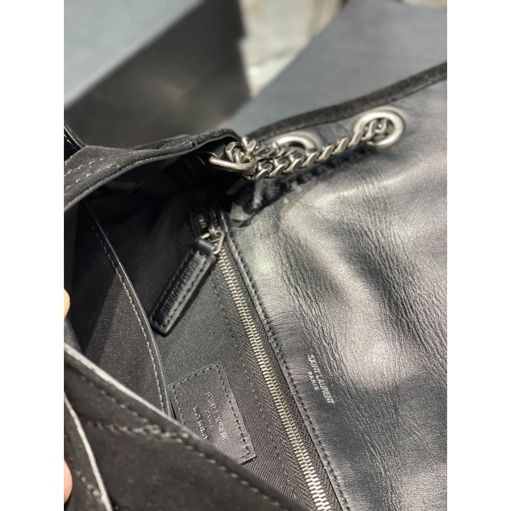 Ysl niki velvet leather bag 28x20cm Bags