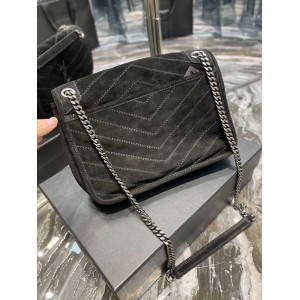 Ysl niki velvet leather bag 28x20cm Bags