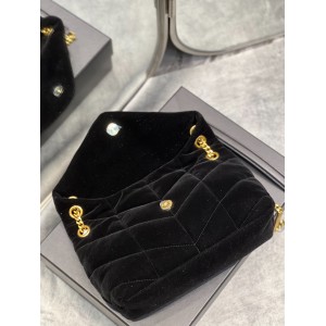 Ysl loulou puffer small size 29x18cm velvet Bags