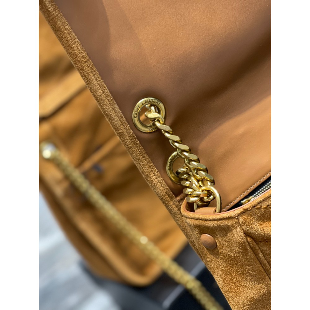 Ysl niki velvet leather bag 28x20cm Bags