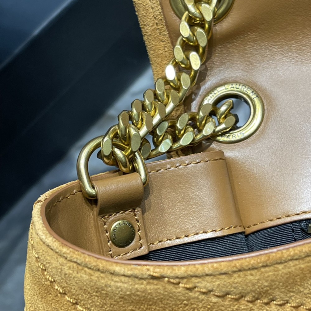 Ysl niki velvet leather bag 28x20cm Bags