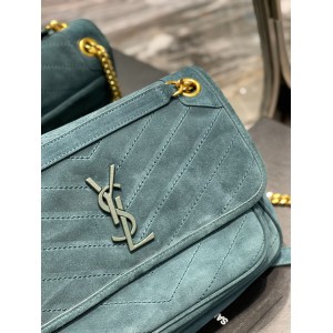 Ysl niki velvet leather bag 28x20cm Bags