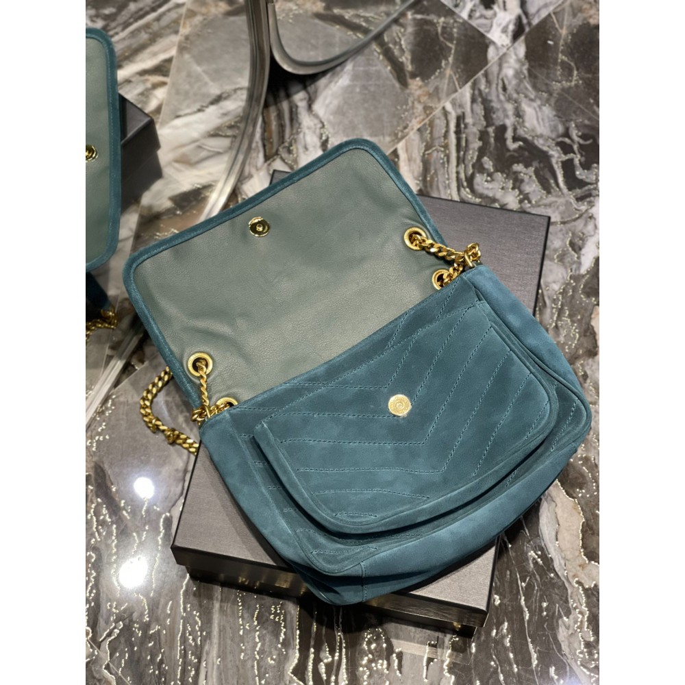 Ysl niki velvet leather bag 28x20cm Bags