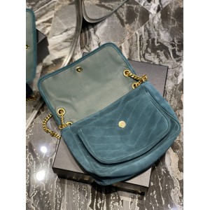 Ysl niki velvet leather bag 28x20cm Bags