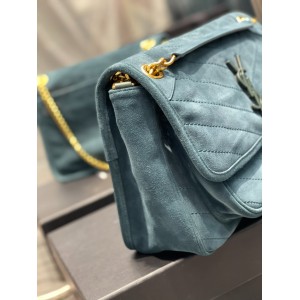 Ysl niki velvet leather bag 28x20cm Bags