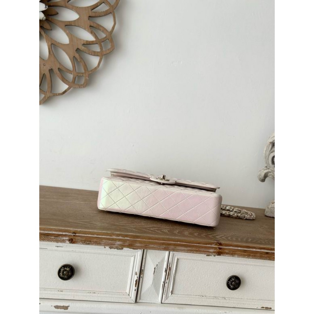 Chanel classic flap bag medium size 25.5X15X6cm iridiscent Bags