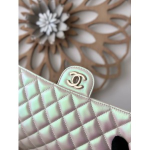 Chanel classic flap bag medium size 25.5X15X6cm iridiscent Bags