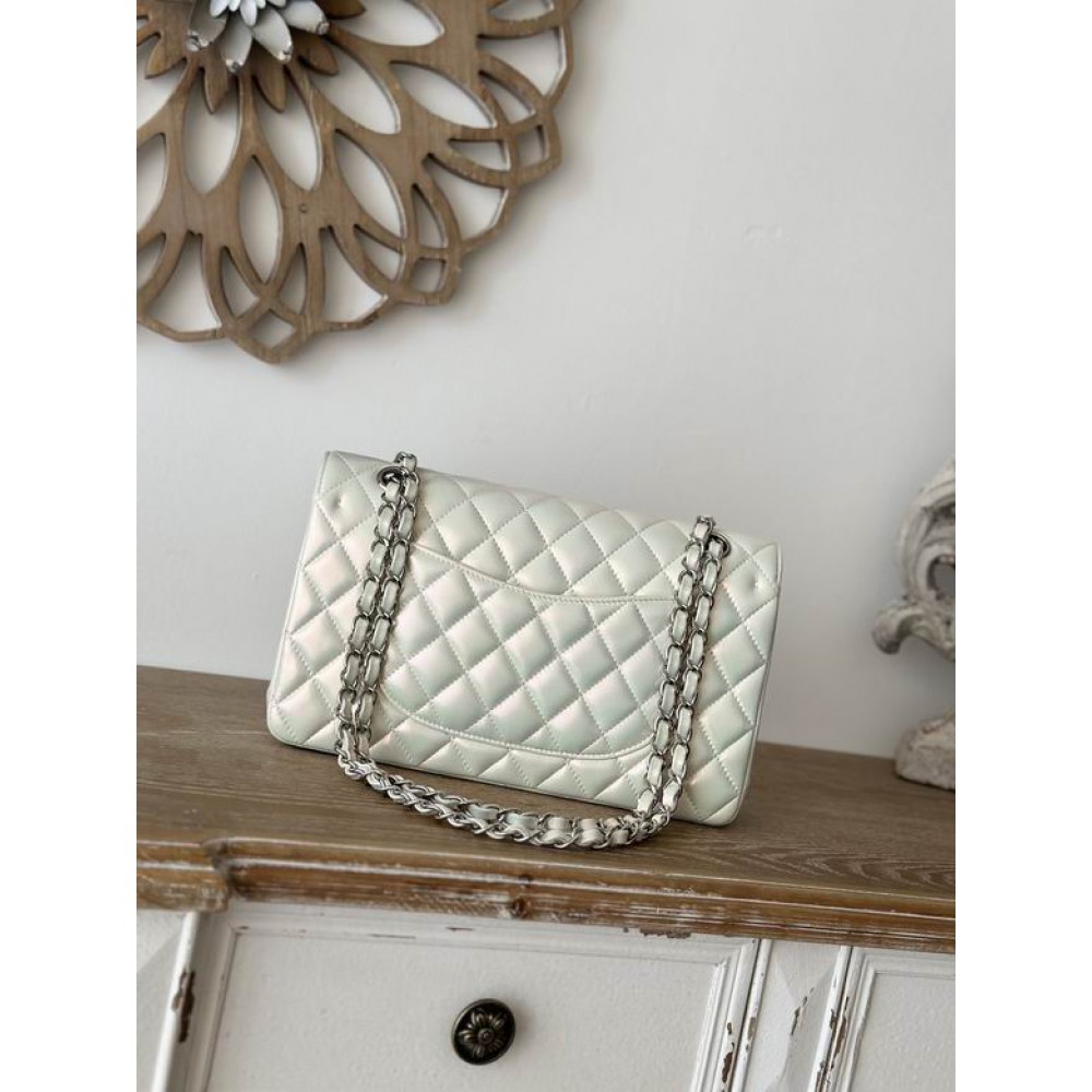 Chanel classic flap bag medium size 25.5X15X6cm iridiscent Bags