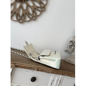 Chanel classic flap bag medium size 25.5X15X6cm iridiscent Bags