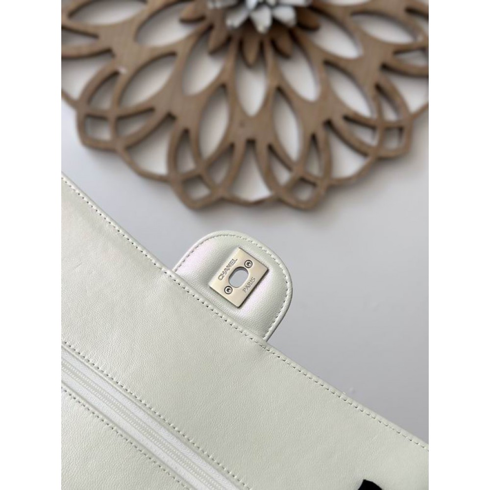 Chanel classic flap bag medium size 25.5X15X6cm iridiscent Bags