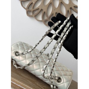 Chanel classic flap bag medium size 25.5X15X6cm iridiscent Bags
