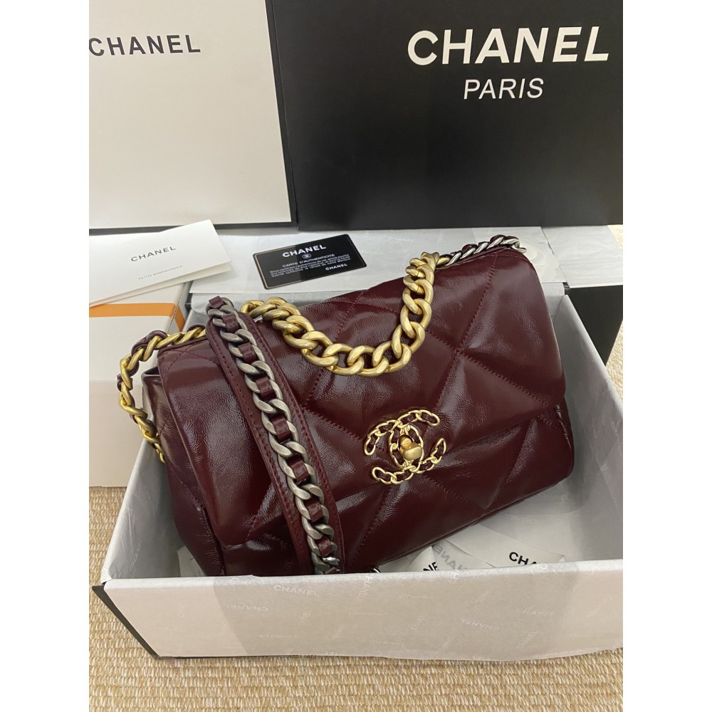 Chanel19 26x19cm leather 100% Bags