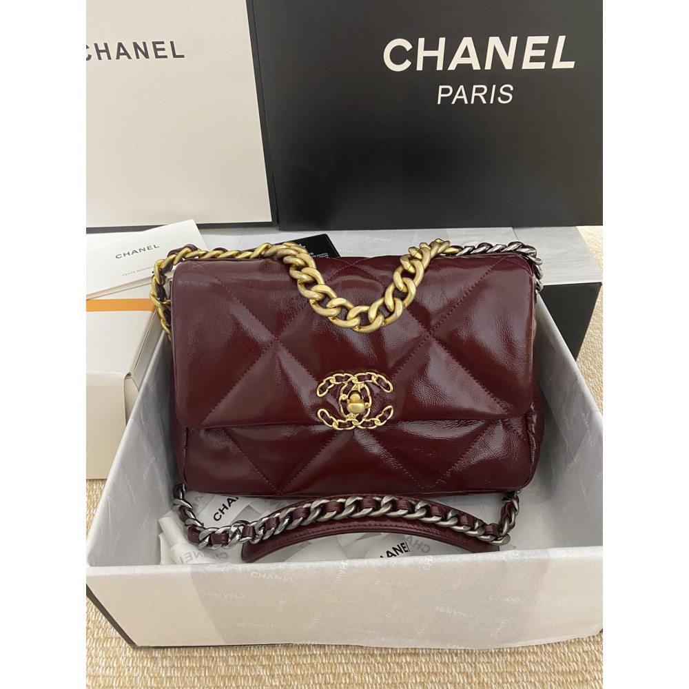 Chanel19 26x19cm leather 100% Bags