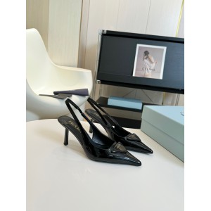 Prada Patent leather slingback pumps 7.5cm 35-42 Shoes