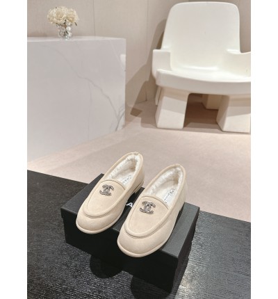 Chanel mocassins suede 35-41 shearling insole
