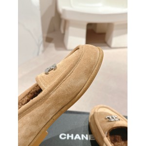 Chanel mocassins suede 35-41 shearling insole Shoes