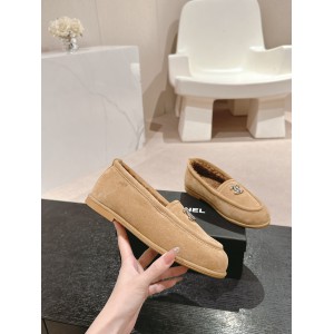 Chanel mocassins suede 35-41 shearling insole Shoes