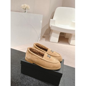 Chanel mocassins suede 35-41 shearling insole Shoes