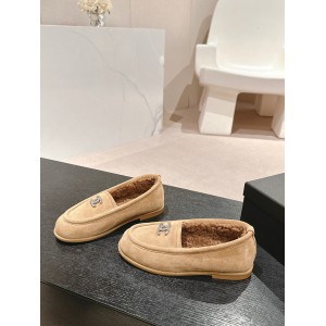 Chanel mocassins suede 35-41 shearling insole Shoes