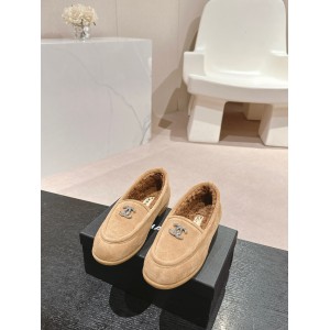 Chanel mocassins suede 35-41 shearling insole Shoes