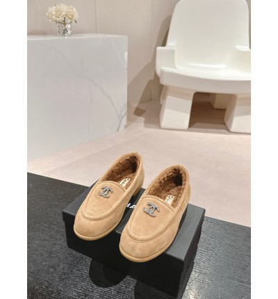 Chanel mocassins suede 35-41 shearling insole