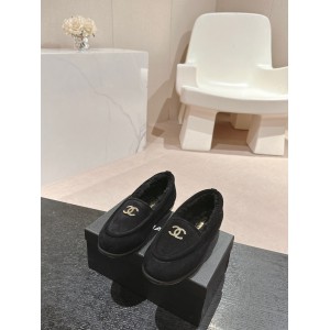 Chanel mocassins suede 35-41 shearling insole Shoes