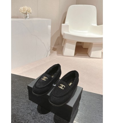 Chanel mocassins suede 35-41 shearling insole