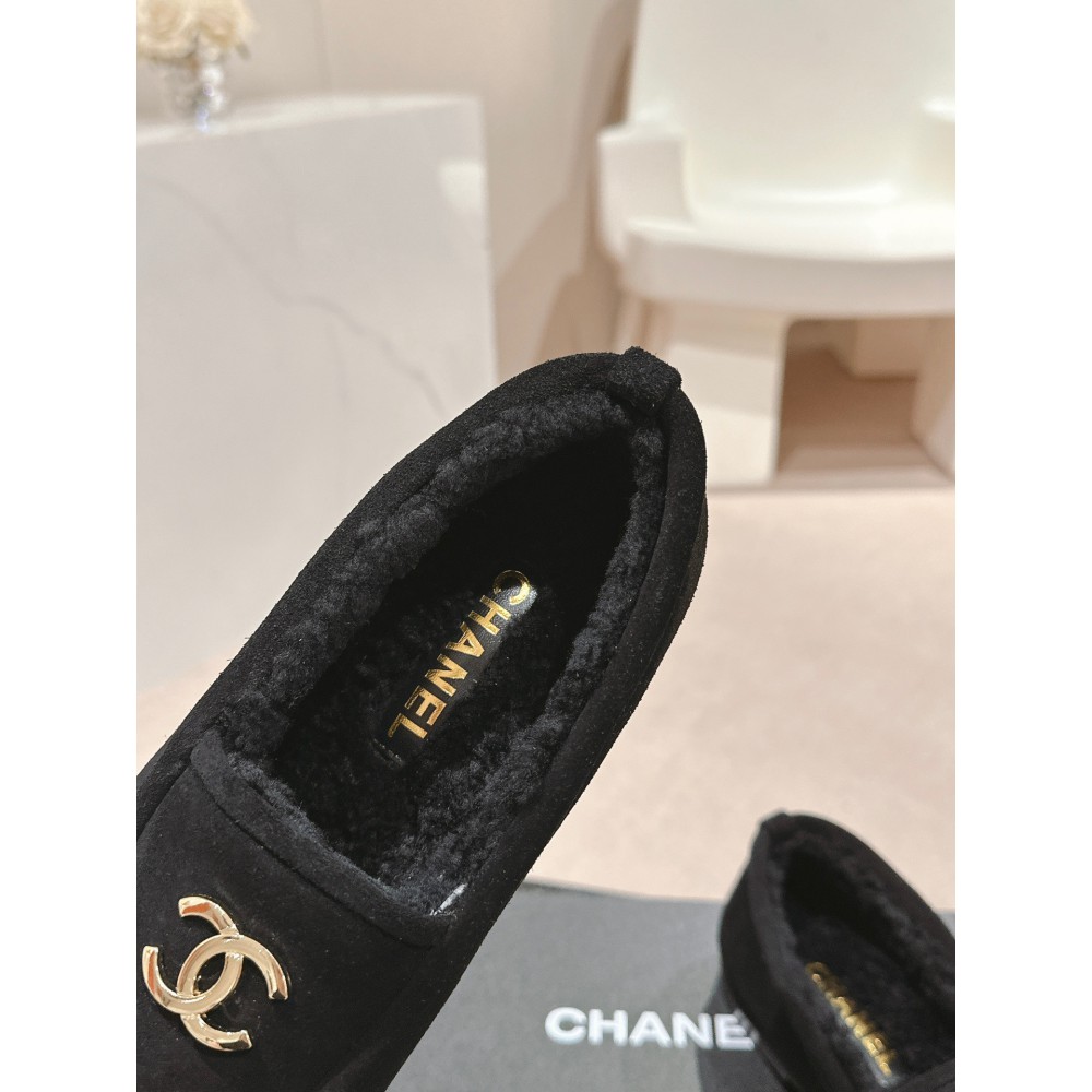 Chanel mocassins suede 35-41 shearling insole Shoes