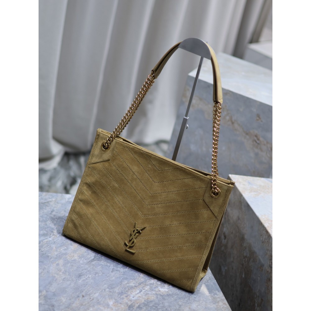 Ysl niki shopping bag 33x27x11.5cm suede Bags