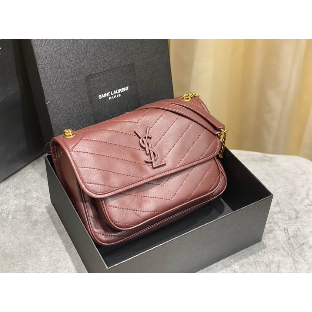 Ysl niki lampskin plain leather 28x20cm Bags