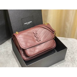 Ysl niki lampskin plain leather 28x20cm Bags