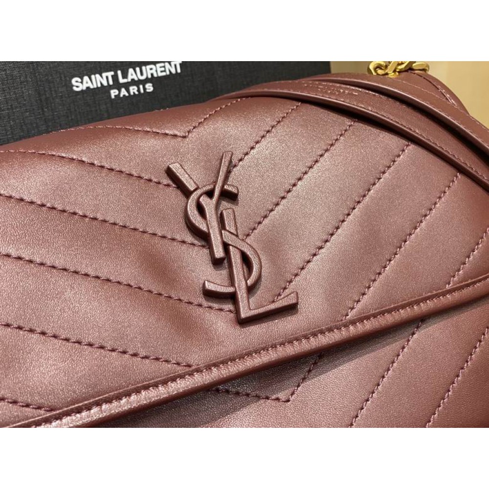 Ysl niki lampskin plain leather 28x20cm Bags