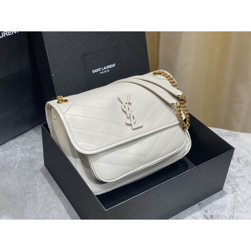 Ysl niki lampskin plain leather 28x20cm Bags