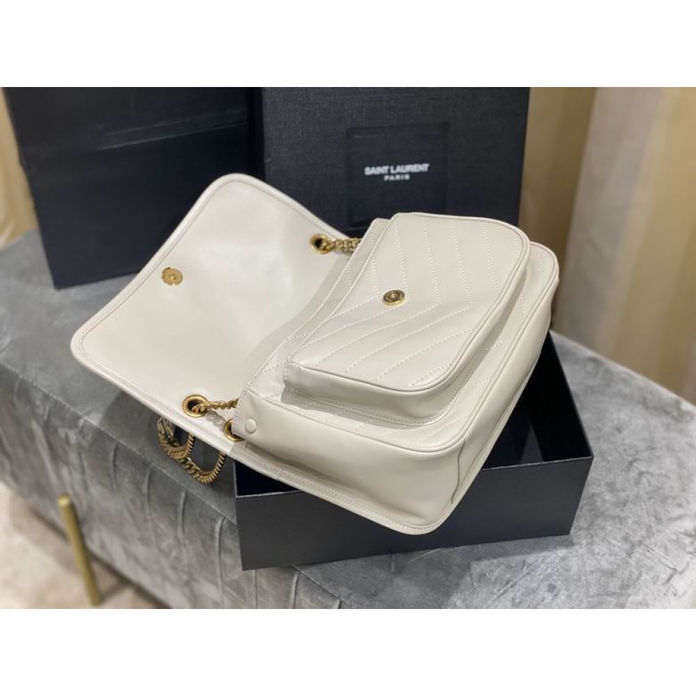 Ysl niki lampskin plain leather 28x20cm Bags