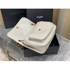 Ysl niki lampskin plain leather 28x20cm Bags