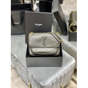 Ysl niki lampskin plain leather 28x20cm Bags