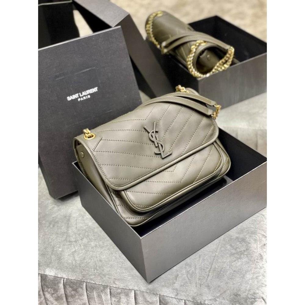 Ysl niki lampskin plain leather 28x20cm Bags