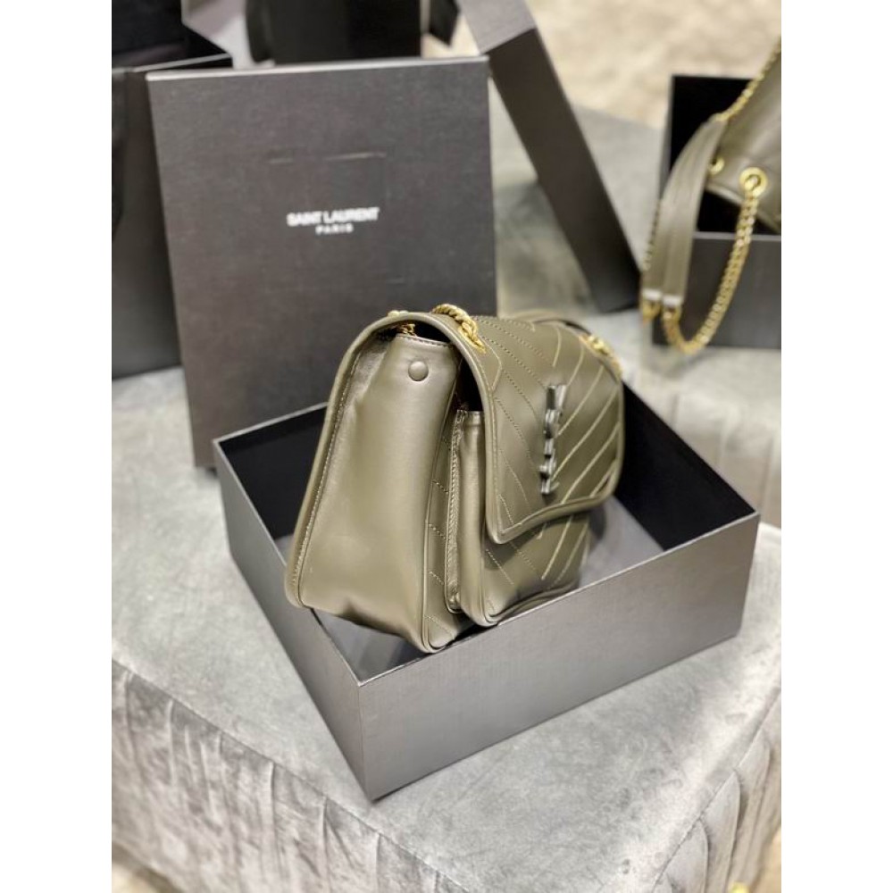 Ysl niki lampskin plain leather 28x20cm Bags